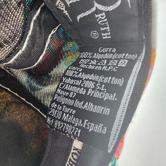 Robin Ruth Espana Quilted Hat Cap Allover Floral Embroidered Snapback Adjustable - Picture 10 of 10